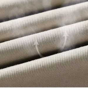 Men Pants Soft Fabric Multi Pockets Elastic Waist Spring Summer Casual Cargo Pants