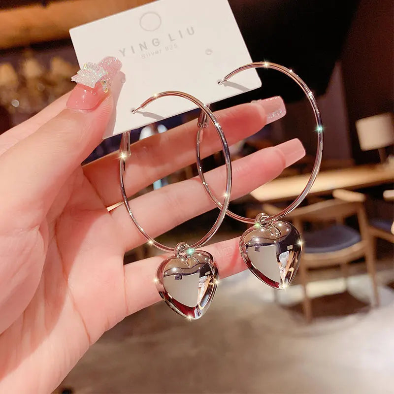 Hanging Earrings Retro Long Tassel Earrings feminine temperament  Coconut Rhinestone S925 Silver Needle 2023 NEW Fashion Jewelry