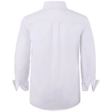 Boys Shirt Kids Oxford White Shirts Kids School Uniform Gift Perform Ceremony Birthday Wedding Formal Clothes 6 to 14 Years