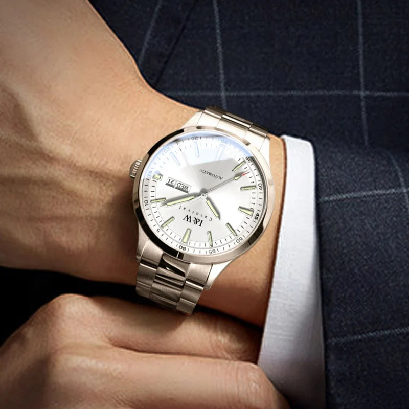 Carnival Top Brand Luxury MIYOTA Mechanical Watch Men High-end Stainless Steel Sapphire Automatic Watch Business Mens Wristwatch