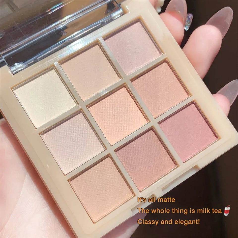 9 Colors All Matte Eyeshadow
