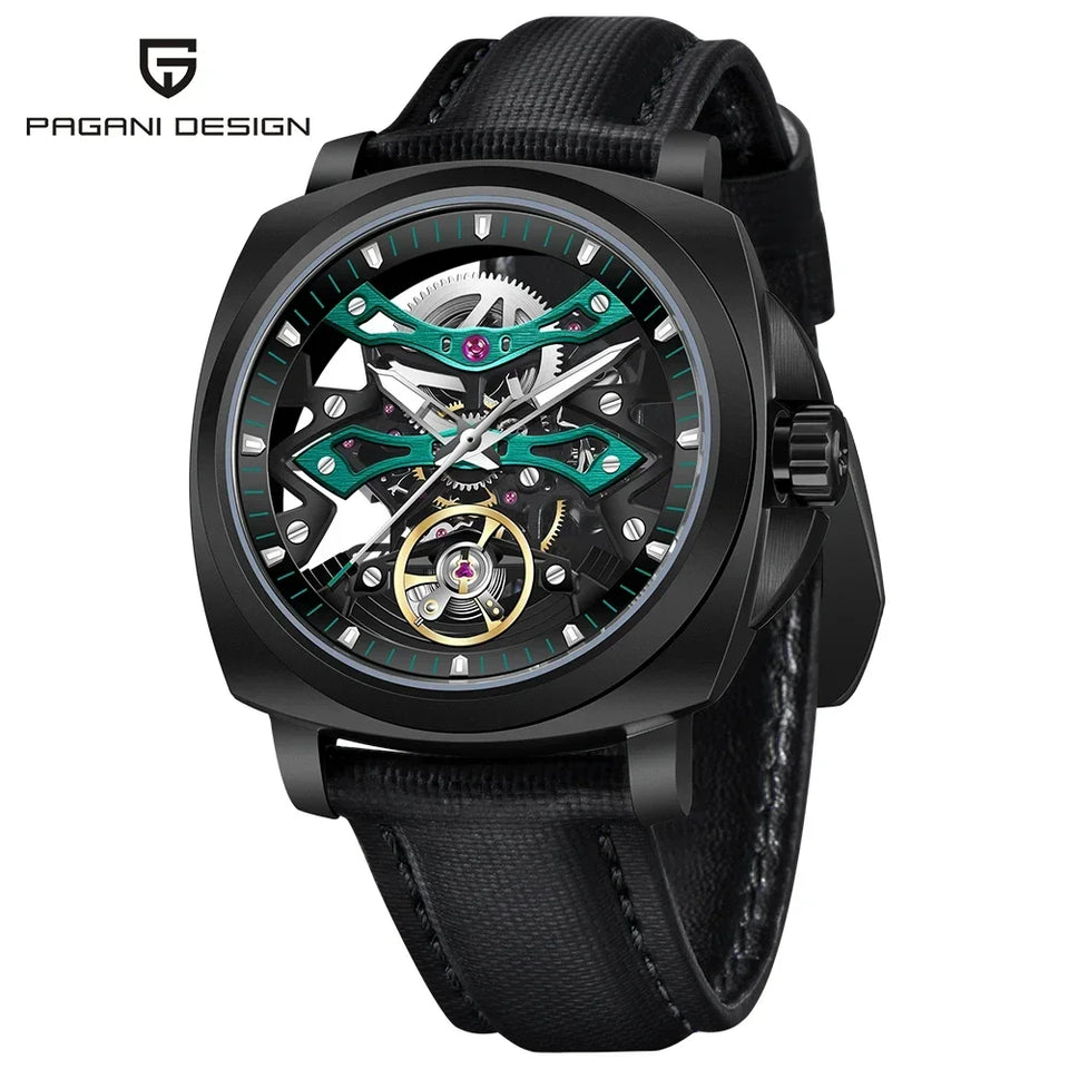 PAGANI DESIGN 2024 New 40MM Men Mechanical Watch Luxury Sapphire Glass Automatic Watch 100M Waterproof Luminous Watch for Men