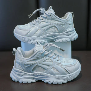 Children Casual Shoes Kids Sneakers for  Girls Solid White Shoes