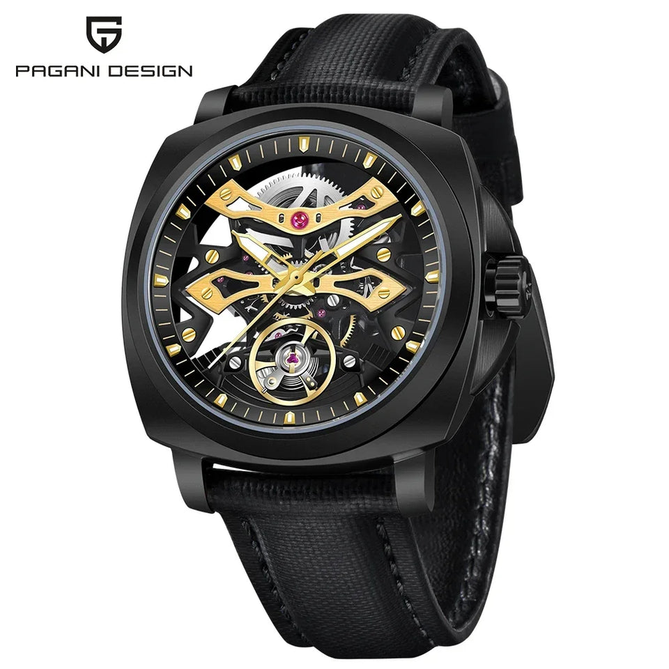 PAGANI DESIGN 2024 New 40MM Men Mechanical Watch Luxury Sapphire Glass Automatic Watch 100M Waterproof Luminous Watch for Men