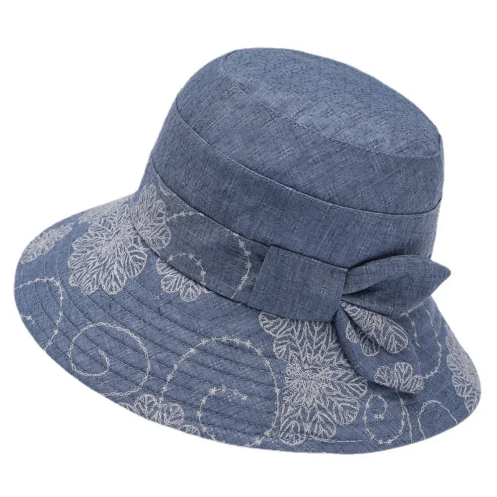 Women Luxury Brand Bucket Hat Summer Panama for Women Visor Sun Protection UV Bucket Hat