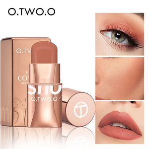 O.TWO.O Lipstick Blush Stick 3-in-1 Eyes Cheek and Lip Tint Buildable Waterproofight