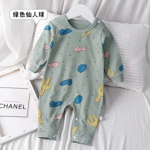Baby Clothes Romper Newborn Kids Jumpsuits Underwear Cotton Boys Girls Clothes Cute Animals Autumn Baby Long Sleeve Romper
