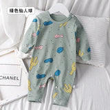 Baby Clothes Romper Newborn Kids Jumpsuits Underwear Cotton Boys Girls Clothes Cute Animals Autumn Baby Long Sleeve Romper
