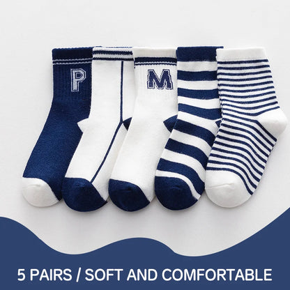 Kids Socks Spring Autumn Newborn Baby Boy Cotton Socks