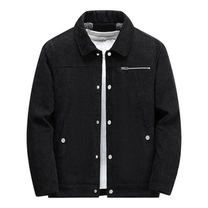 Winter Jackets for Men Fleece Thicken Warm Corduroy Jackets Male Outwear
