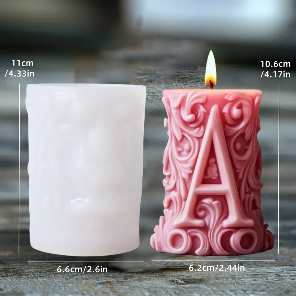 candle silicone mold flower bouquet relief resin mould blooming flower gypsum molds