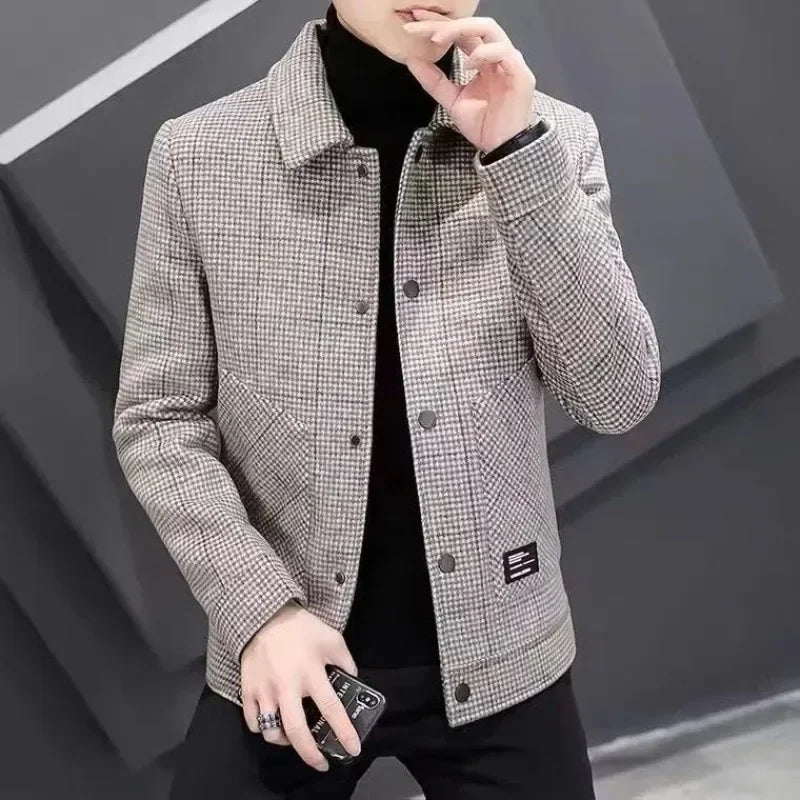 Man Coat Stylish Jacket for Men Winter Sales Of Slim Fit Luxury Designer Y2k Aesthetic