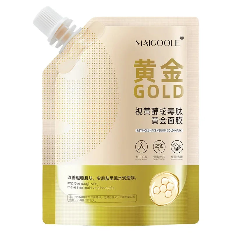 Retinol Snake Venom Peptide Gold Mask