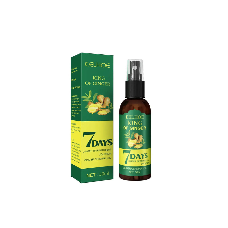 Fast Effective Growth Hair Essential Oil Ginger Prevent Hair Loss Scalp Treatment Thicker Hair Care Products For Men Women 50ml