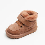 Fashion Baby Cotton Shoes Winter Plush Warm Snow Boots Toddler Infant Soft Bottom boots Non-slip Walkers Kids shoes for Boy Girl