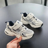 Todder Boys Mesh Shoes for Spring Autumn Children Causal Sneaker White Kid boy and girl outdoor shoes Color Mixed Student Shoes