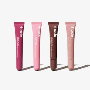 10ML 4 Colors Rohde Lip Balm Phone Cover Lip Gloss Long-lasting Moisturizing Lipstick Toast Raspberry Jelly Clear Lip Glaze
