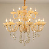 European Crystal Pendent Lamp Candle Lamp Luxury Art Living Room Restaurant Bedroom