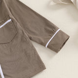 Children Kids Boys Girls Pajama Sets Loungewear Long Sleeve  Comfortable Sleepwear