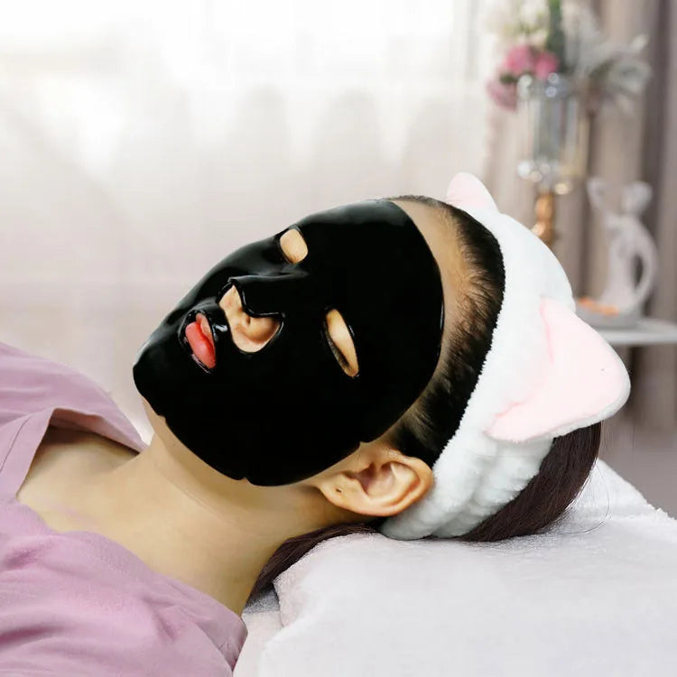 10pcs Crystal Collagen Gold Face Masks