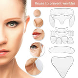 Silicone Wrinkle Stickers Set Facial Hand Skin Care Firming Skin Wrinkle Removal Silicone Patches Lift Chest Anti-Wrinkle Pad