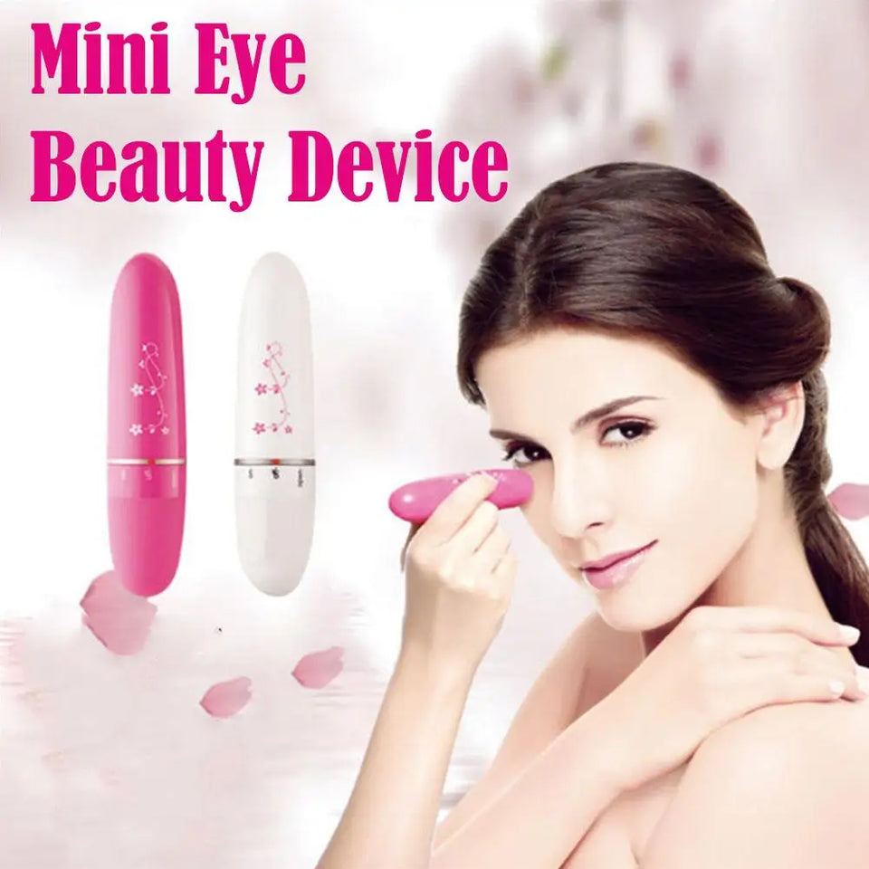 1pcs Electric Mini Eye Massager Facials Vibration Wrinkle Removal Device Dark Circles Anti-Ageing Massager Eye Skin Care Tools