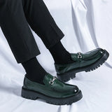 Man luxury Brand British Classic Dress Shoes Mens Patent Leather Black Loafers Wedding Shoes Oxford Formal Shoes Glossy Fashion