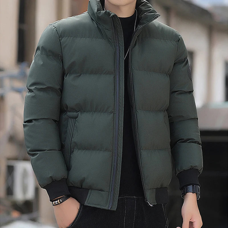 Mens Winter Jackets and Coats Cotton Outerwear Clothing  Parkas Jacket Men's Windbreaker Thick Warm Male M-5XL