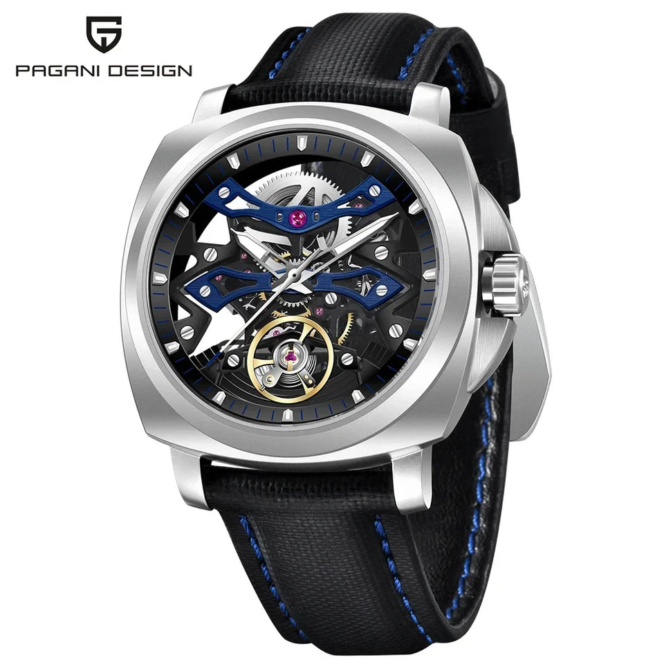 PAGANI DESIGN 2024 New 40MM Men Mechanical Watch Luxury Sapphire Glass Automatic Watch 100M Waterproof Luminous Watch for Men