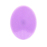 Silicone Face Wash Brush Clean Pores Baby Shampoo Brush Baby Bath Brush Soft Hair Round Shampoo Comb Home Use