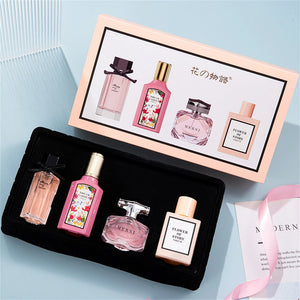 Brand Perfume Women Gift Box Four Piece Set Plant Floral Scent Pheromone Lasting Fragrance