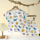 Children Home Clothing Pajamas Baby Underwear Set Thin Section Kids Clothes