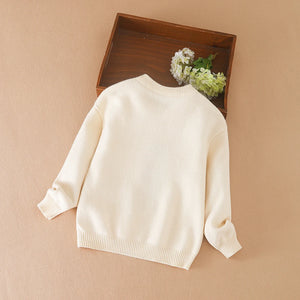 Sweater Autumn Winter Knit Clothing Baby Pullover Kids Cartoon Cute Warm Sweater Clothing