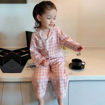 Pajamas Sets Spring Autumn Girl Two Pieces Baby