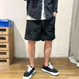 Men Cargo Multi Pocket Shorts Outdoor Loose Casual Cargo Elastic Waist Beach Short