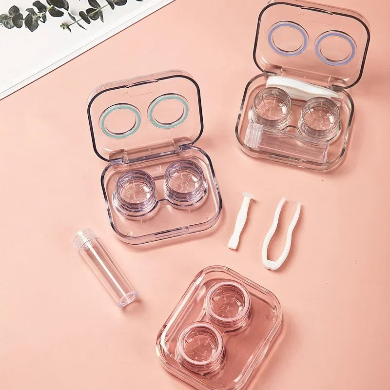 Portable Transparent Lazy Contact Lenses Colored Lens Partner Contact Lenses for Eyes  Colored Contacts Color Contact Lens