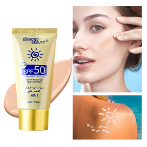 Sunscreen Cream SPF50 Anti Sun Skin Protective Lighting Refresh Oil-control Moisturizer Brighten Facial Bleaching Body Sunblock