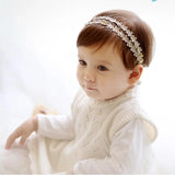 Princess Crown Flower Decor Elastic Hair Bands for Newborns Children Accessories Baby