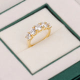 JEWEL 4pcs Bridal Cubic Zirconia Jewelry Sets For Women Party Luxury Dubai Nigeria CZ Crystal Wedding Jewelry Sets