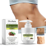 OceAura Green Coffee Bean Firming Body Cream Moisten the Skin Cream Caffeine Body Lotion Moisturizer To Firm Tighten Skin