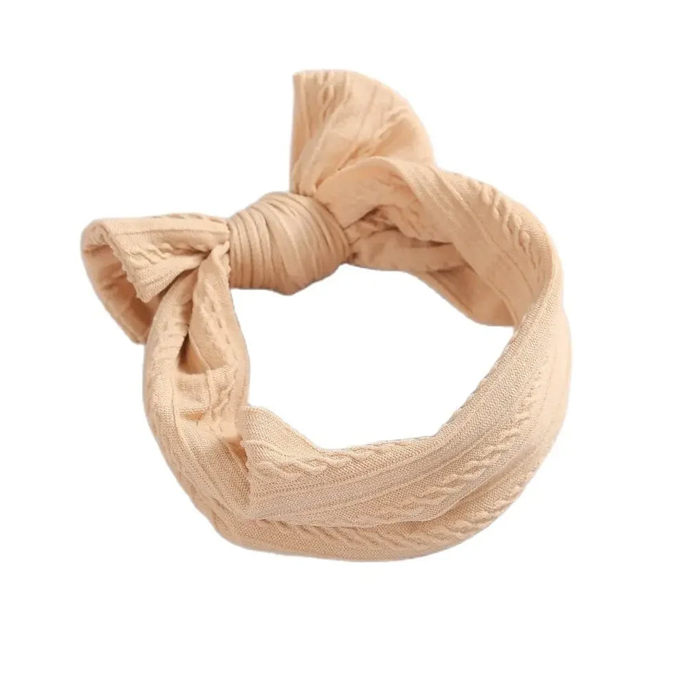 Baby Girl Headband Infant Hair Accessories Bows Newborn Headwear Rabbit Ear Elastic