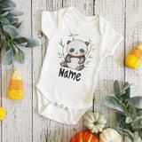 Personalized Monkey with Name Baby Jumpsuit Baby