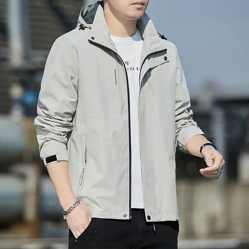 Men's Autumn Winter Jacket Plush Waterproof Male Spring Cotton Male Casual Windproof Jackets Hombre Coat Men Windbreak