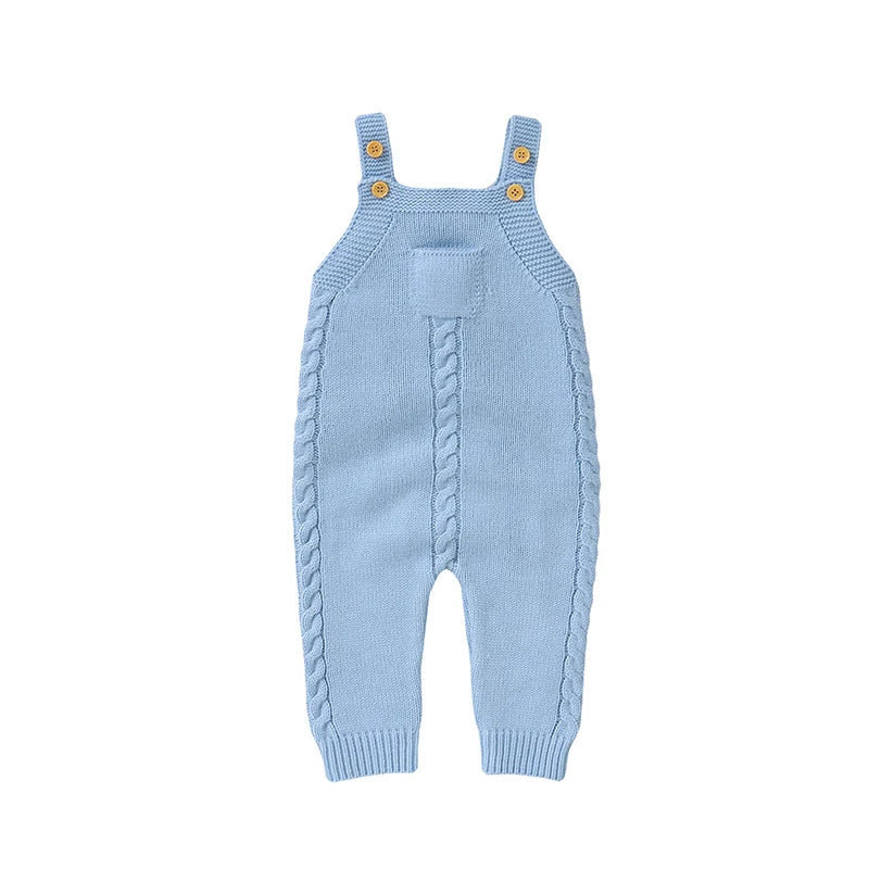 Newborn Baby Romper Knitted Infant Boy Jumpsuit Sleeveless