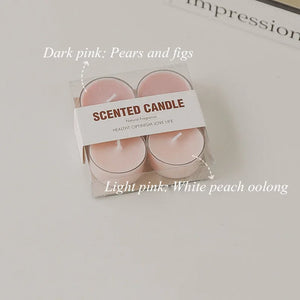 4pcs Handmade Tea Light Scented Candle Aromatherapy Soy Wax Candles