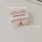 4pcs Handmade Tea Light Scented Candle Aromatherapy Soy Wax Candles