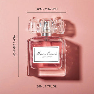 50ML 1.7FL.OZ Long-lasting Perfumes for Women, Romantic Floral Notes Eau de Parfum, Peach, Bergamot, Rose, Patchouli Fragrance