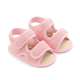 Summer Baby Sandals Boys Girls Soild Color Breathable Anti-Slip Shoes Toddler Soft Soled Walking Shoe First Walkers 0-18 Monthes