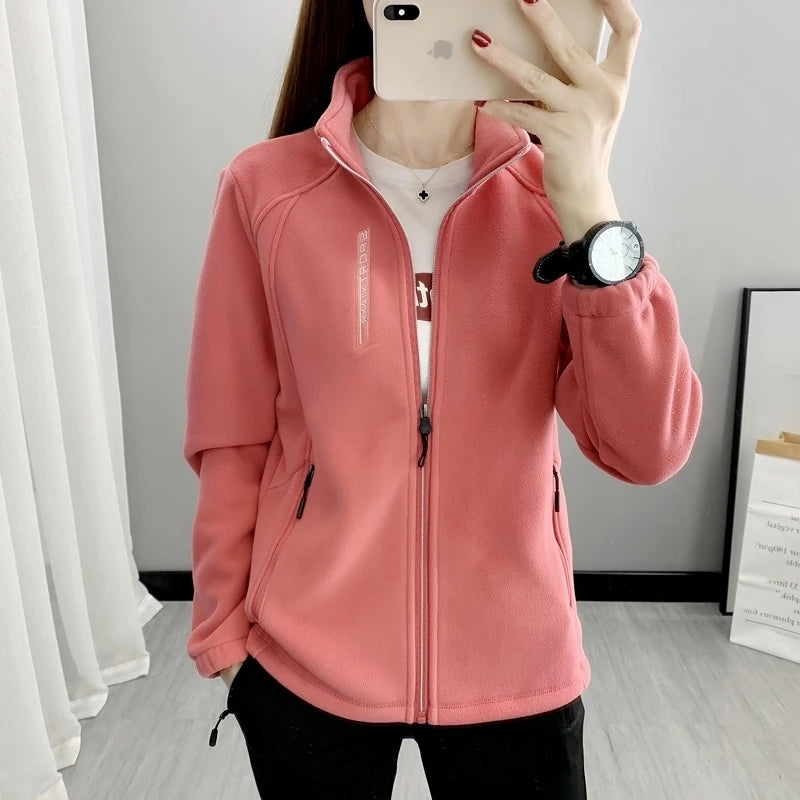 Autumn Winter Clothes Coat Slim Women Sweatshirt