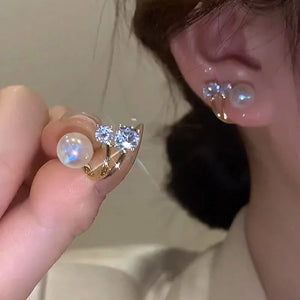 Fashion Classic Pearl Earrings for Women Senior Temperament Girls Retro Style Ear Rings Girlfriend Gifts Banquet Souvenirs